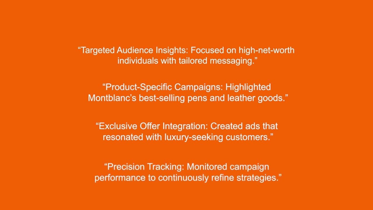 Success story Google Ads Montblanc Bordeaux avec WeAdU